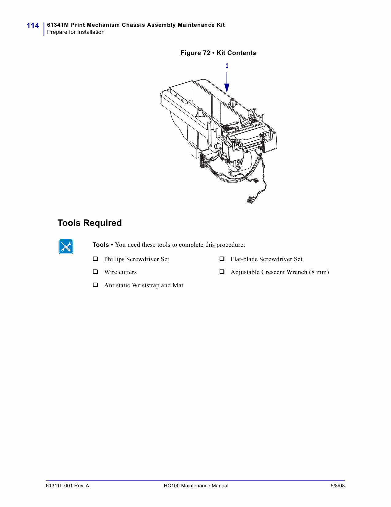 Zebra Label HC100 Maintenance Service Manual-6